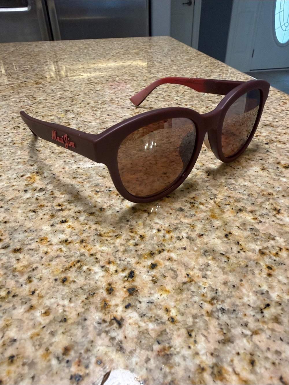 Maui Jim Women’s Matte Brown Frame Sunglasses with Brown Lenses